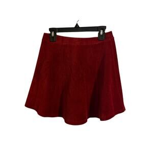 forever 21 velvet ribbed mini skirt womens xs